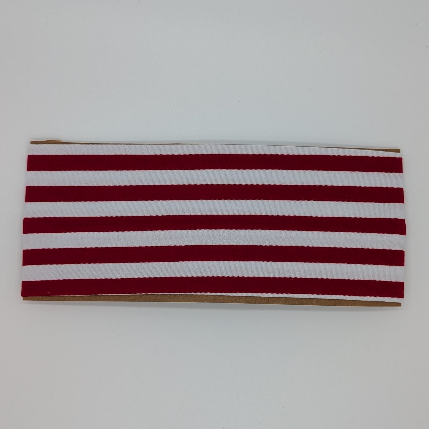 Adult Twist Headband - Red and White Stripes