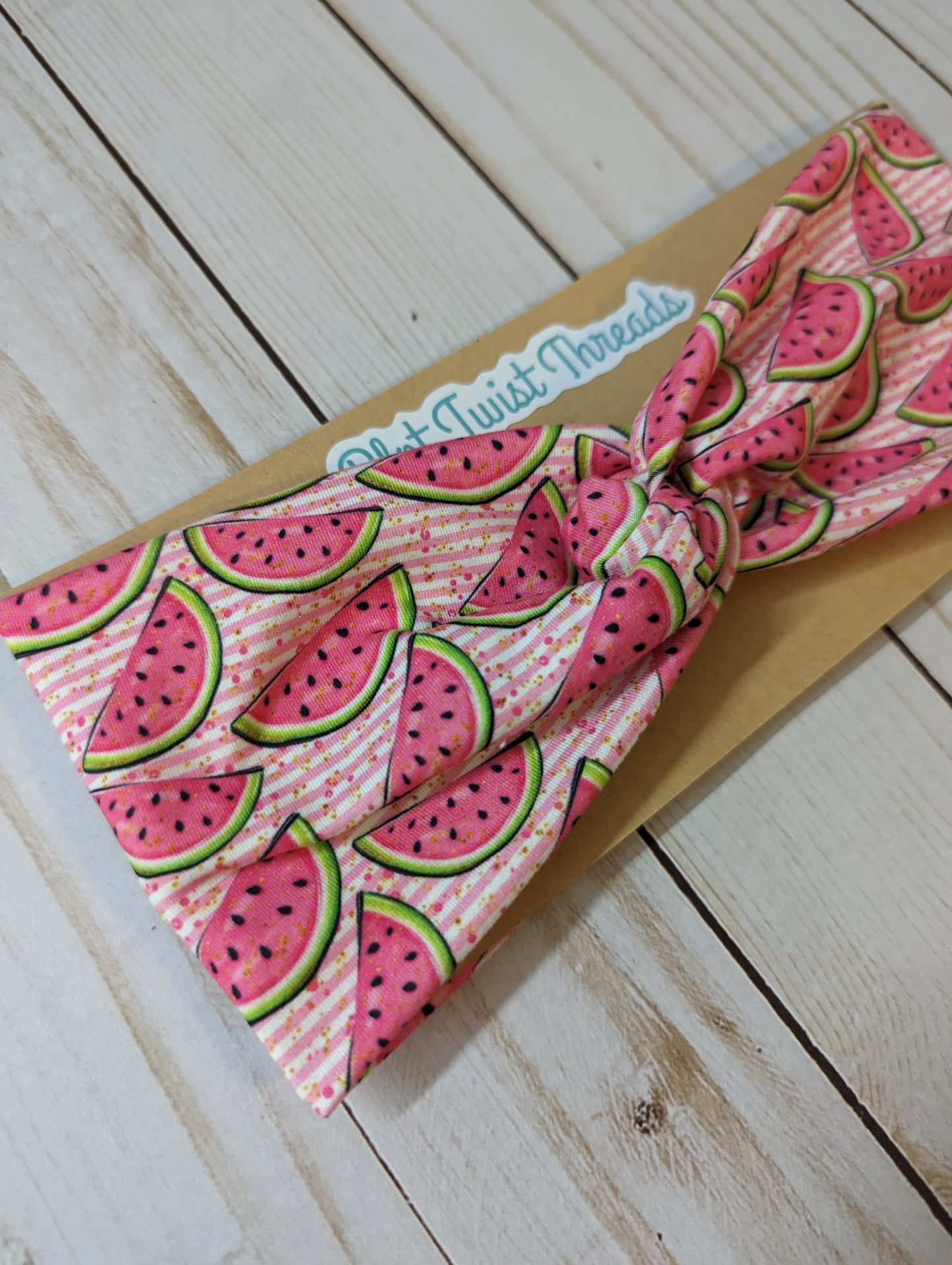 Adult Knot Headband - Watermelons