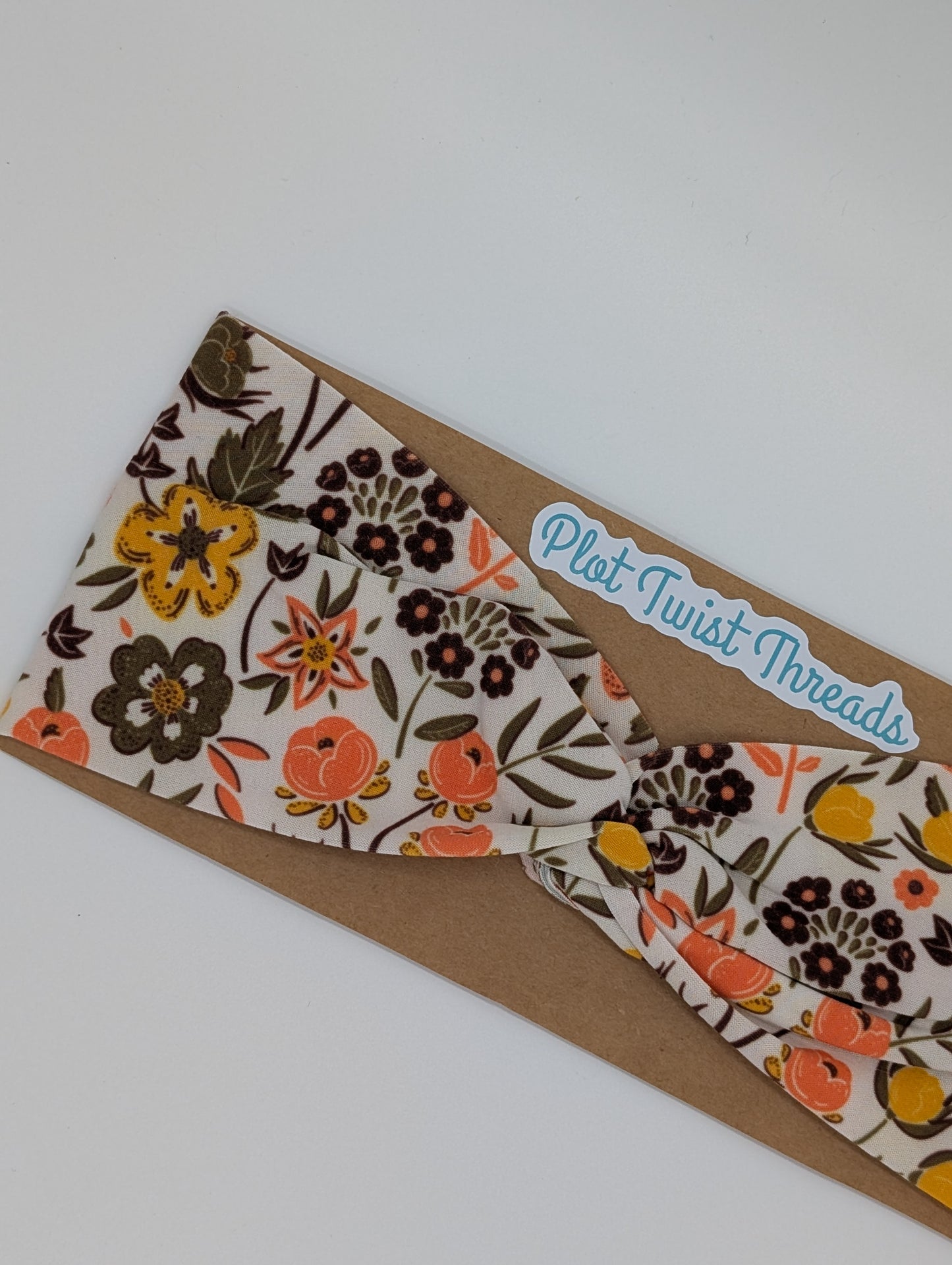 Adult Twist Headband - Floral