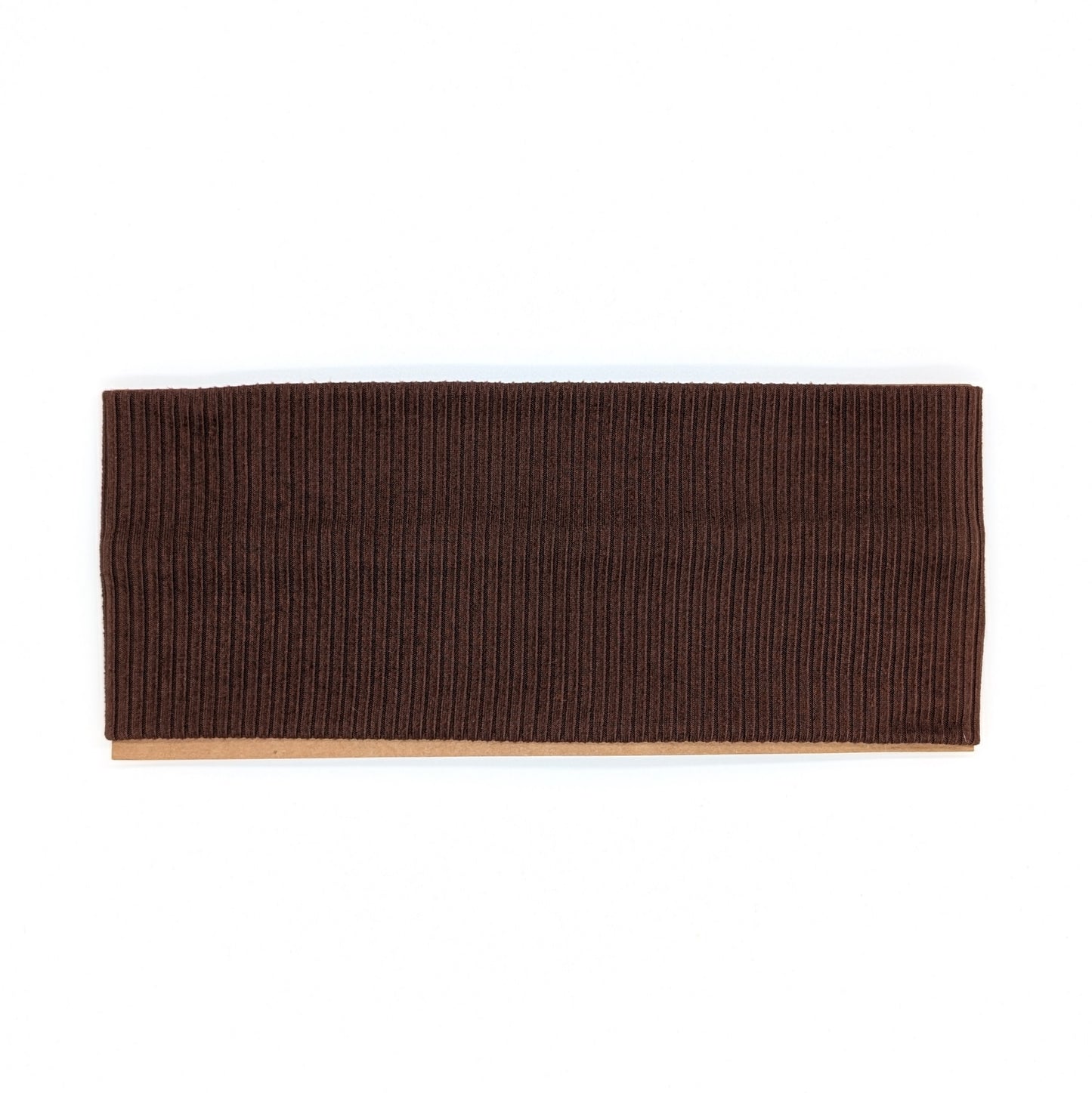 Adult Twist Headband - Rib Knit - Solid - Chocolate